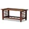 Baxton Studio Larissa Cherry Finished Brown Wood Living Room Occasional Coffee Table 125-6893 - alternate 2